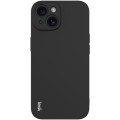 For iPhone 15 Plus imak UC-4 Series Straight Edge TPU Phone Case(Black)