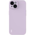 For iPhone 15 Plus imak UC-4 Series Straight Edge TPU Phone Case(Purple)