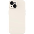 For iPhone 15 imak UC-4 Series Straight Edge TPU Phone Case(White)