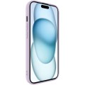 For iPhone 15 imak UC-4 Series Straight Edge TPU Phone Case(Purple)