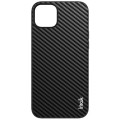 For iPhone 15 Plus IMAK LX-5 Series Shockproof PC + PU + TPU Protective Phone Case(Carbon Fiber Text