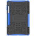 For Samsung Galaxy Tab S9+ Tire Texture TPU + PC Tablet Case(Blue)