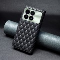 For Xiaomi Redmi K70 / K70 Pro Diamond Lattice Wallet Leather Flip Phone Case(Black)