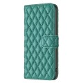 For Xiaomi Redmi A3 Diamond Lattice Wallet Leather Flip Phone Case(Green)