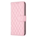 For Xiaomi Redmi A3 Diamond Lattice Wallet Leather Flip Phone Case(Pink)