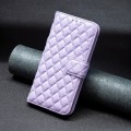 For Xiaomi Redmi A3 Diamond Lattice Wallet Leather Flip Phone Case(Purple)