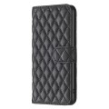 For Xiaomi Redmi A3 Diamond Lattice Wallet Leather Flip Phone Case(Black)