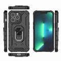 For iPhone 13 Pro Max Ice Armor Series Ring Holder Phone Case(Black)