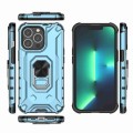 For iPhone 13 Pro Ice Armor Series Ring Holder Phone Case(Blue)