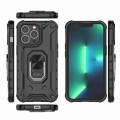 For iPhone 13 Pro Ice Armor Series Ring Holder Phone Case(Black)
