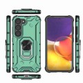 For Samsung Galaxy S23 5G Ice Armor Series Ring Holder Phone Case(Green)