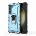 For Samsung Galaxy S23+ 5G Ice Armor Series Ring Holder Phone Case(Blue)