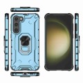 For Samsung Galaxy S23+ 5G Ice Armor Series Ring Holder Phone Case(Blue)