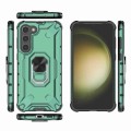 For Samsung Galaxy S23+ 5G Ice Armor Series Ring Holder Phone Case(Green)