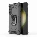 For Samsung Galaxy S23+ 5G Ice Armor Series Ring Holder Phone Case(Black)