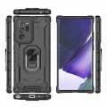 For Samsung Galaxy Note20 Ultra Ice Armor Series Ring Holder Phone Case(Black)