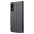 For Samsung Galaxy A24 4G / A25 AZNS Skin Feel Calf Texture Flip Leather Phone Case(Black)