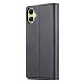 For Samsung Galaxy A05 AZNS Skin Feel Calf Texture Flip Leather Phone Case(Black)