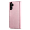 For Samsung Galaxy A05s AZNS Skin Feel Calf Texture Flip Leather Phone Case(Rose Gold)