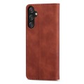 For Samsung Galaxy A05s AZNS Skin Feel Calf Texture Flip Leather Phone Case(Brown)