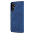 For Samsung Galaxy A15 AZNS Skin Feel Calf Texture Flip Leather Phone Case(Blue)