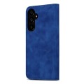 For Samsung Galaxy A35 5G AZNS Skin Feel Calf Texture Flip Leather Phone Case(Blue)