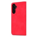 For Samsung Galaxy A35 5G AZNS Skin Feel Calf Texture Flip Leather Phone Case(Red)