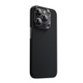 For iPhone 15 Pro Max Benks 600D Kevlar Carbon Fiber Phone Case(Black)