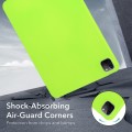 For iPad Pro 11 2022 / 2021 / 2020 Oil Spray Skin-friendly TPU Tablet Case(Fluorescent Green)