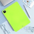 For iPad 10.2 2021 / 2020 / 2019 Oil Spray Skin-friendly TPU Tablet Case(Fluorescent Green)