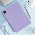 For iPad mini 5 / 4 / 3 / 2 Oil Spray Skin-friendly TPU Tablet Case(Purple)