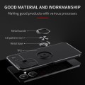 For Xiaomi Redmi 13C 5G Metal Ring Holder TPU Phone Case(Black)