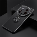 For Xiaomi 14 Ultra Metal Ring Holder TPU Phone Case(Black)