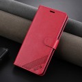 For OnePlus Nord CE4 AZNS Sheepskin Texture Flip Leather Phone Case(Red)
