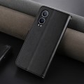 For OnePlus Nord CE4 Lite 5G AZNS Sheepskin Texture Flip Leather Phone Case(Black)
