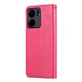 For Xiaomi Poco C65/Redmi 13C AZNS Sheepskin Texture Flip Leather Phone Case(Red)