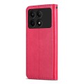 For Xiaomi Redmi K70E AZNS Sheepskin Texture Flip Leather Phone Case(Red)