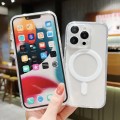 For iPhone 14 Plus Acrylic MagSafe Magnetic Lens Film Protection Phone Case(Transparent)