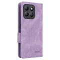 For Honor X8b Magnetic Clasp Flip Leather Phone Case(Purple)
