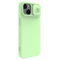 For iPhone 15 Plus NILLKIN CamShield MagSafe Liquid Silicone Phone Case(Green)