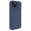 For iPhone 15 Plus NILLKIN CamShield MagSafe Liquid Silicone Phone Case(Blue)