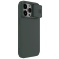 For iPhone 15 Pro NILLKIN CamShield MagSafe Liquid Silicone Phone Case(Dark Green)