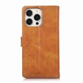For iPhone 11 Wristband Card Slot Leather Phone Case(Brown)