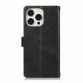 For iPhone 13 mini Wristband Card Slot Leather Phone Case(Black)