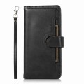 For iPhone 13 Pro Wristband Card Slot Leather Phone Case(Black)