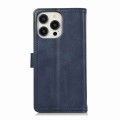 For iPhone 13 Pro Max Wristband Card Slot Leather Phone Case(Blue)