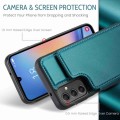 For Samsung Galaxy A54 5G CaseMe C22 Card Slots Holder RFID Anti-theft Phone Case(Blue Green)