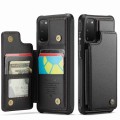 For Samsung Galaxy S20 FE CaseMe C22 Card Slots Holder RFID Anti-theft Phone Case(Black)