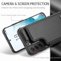 For Samsung Galaxy S22 5G CaseMe C22 Card Slots Holder RFID Anti-theft Phone Case(Black)