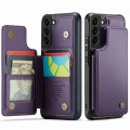 For Samsung Galaxy S22+ 5G CaseMe C22 Card Slots Holder RFID Anti-theft Phone Case(Purple)